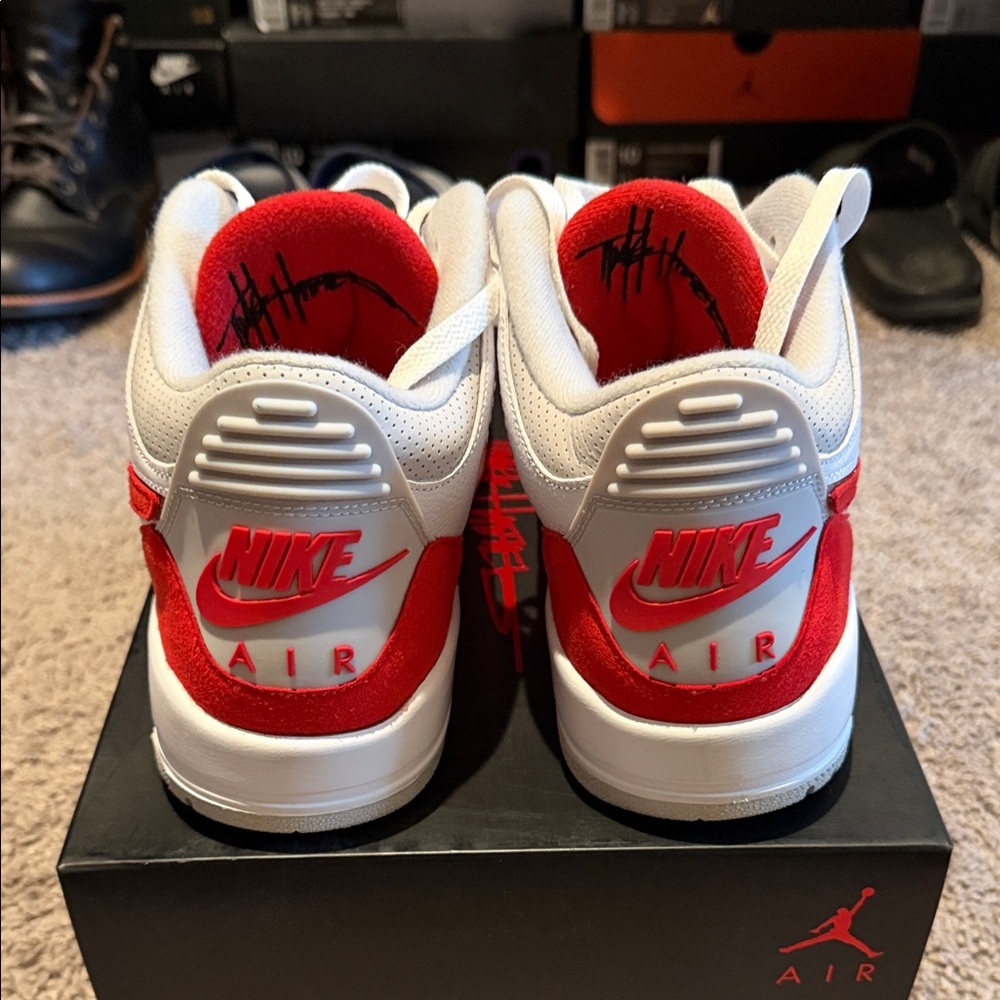 Air Jordan 3 Retro Tinker University Red - Picture 6 of 8